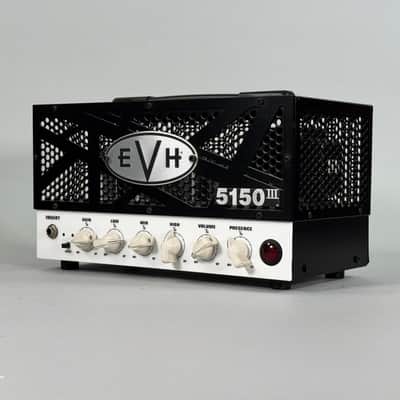 EVH 5150 III LBX 2-Channel 15-Watt Guitar Amp Head 2010s - Black with White Control Panel image 2