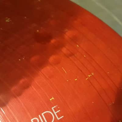 80's PAISTE 20" RIDE CYMBAL 5 COLOUR SOUND  made in  GERMANY image 6