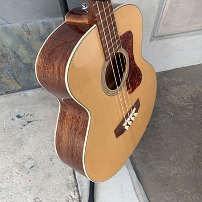 Guild B-140E Acoustic Bass, Natural Satin image 7