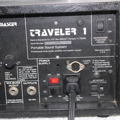 Electro Acoustics Co. Traveler 1 Portable Sound System aug25 #12 2000-present - wood image 3
