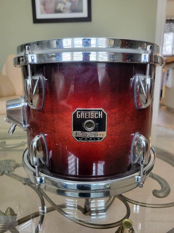 Gretsch Renown - 10" Dia.X 8" Deep,Tom,5 Lugs a Side,Cherry Burst image 1