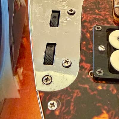 2002 Fender Jaguar HH CIJ Sunburst - Rare "Modern Vintage" Kurt Cobain Tribute w/ DiMarzio Super Distortions image 6