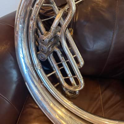 Silver Conn 20K BBb Sousaphone with case, neck, and bits image 10