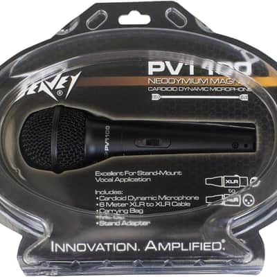 Peavey PVi 100 XLR Dynamic Cardioid Microphone with XLR Cable image 2