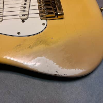 1980 Fender The Strat Olympic White w/Matching Headstock image 15