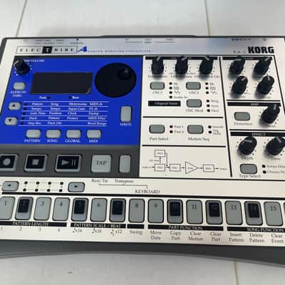 Korg Electribe-A EA-1 Analog Modeling Synthesizer 1999 - Silver image 11