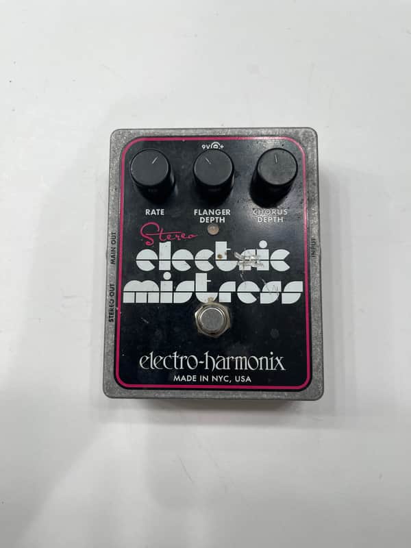 Electro Harmonix Stereo Electric Mistress Flanger Chorus Guitar Effect Pedal image 1