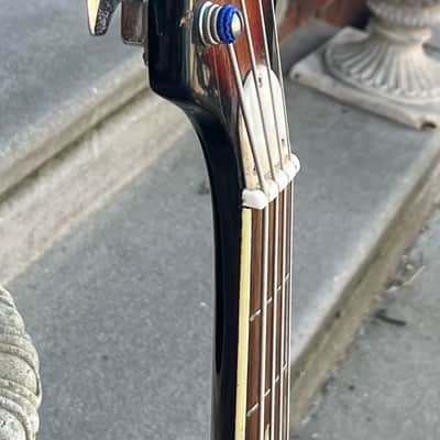 1960s MIJ Rexina Kawai Teisco Short Scale Electric Bass Guitar~Tri Tone Brown Sunburst~Lots of Mojo!~*SALE*~VIDEO!~ image 17