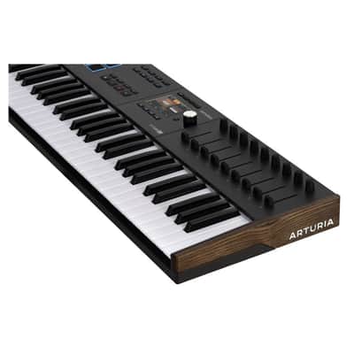 Arturia KeyLab Mk3 61 Keyboard MIDI Controller with DAW Integration, Enhanced Keybed, Visual Interface, 360-Degree Touch-Sensitive Potentiometers, Faders, Robust Wood and Aluminum Casing (Black) image 7