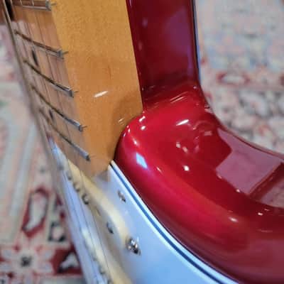 Modified Fender Jimmy Vaughn Stratocaster W/ Classic Vibe MX Neck - Candy Apple Red Incl HSC (C016-12) image 16