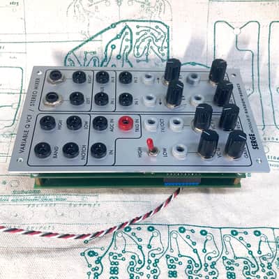 Serge/ Random*source VCFQ and the R*S Stereo Mixer / Panner 2016 image 5