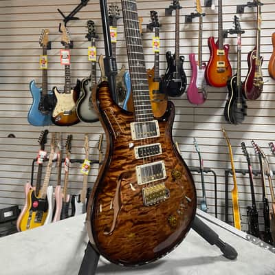 PRS Wood Library Special 22 Semi Hollow - Custom Color Smokeburst w/Paisley Case & PLEK*D #551 image 4