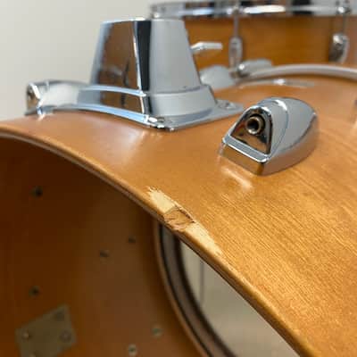 Yamaha 22/13/16" 9000 Series Drum Set - 70's Real Wood image 23