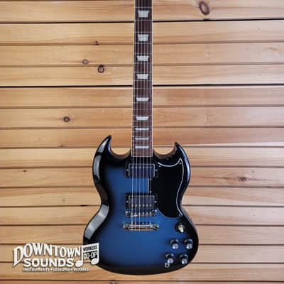 2025 Gibson SG Standard '61 with Gibson Hard Case - Pelham Blue Burst, 5lbs 14oz! image 2