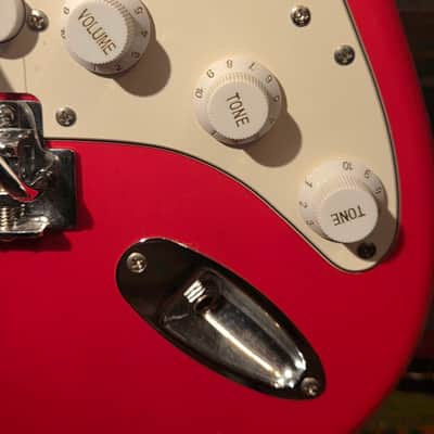 Monoprice S-Style Electric Guitar Red image 6