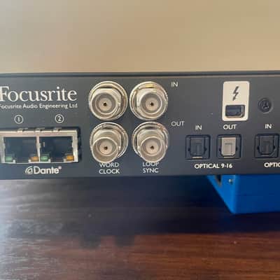 Focusrite Red 8Pre Thunderbolt / Pro Tools HD / Dante Audio Interface 2017 - Present - Red image 5