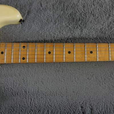 1985 ESP Japan Custom Craft House Super Strat Rare Early Pre-LTD Birdseye Maple Floyd Rose White image 7