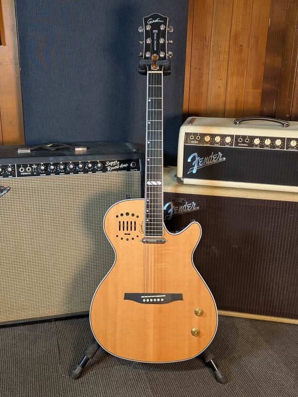 Godin Multiac Steel Natural HG Acoustic/Electric Guitar w/Case (Used) image 1