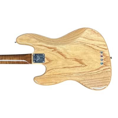 Fender Custom Shop NOS Artisan Jazz Bass, Flame Maple Burl/Rosewood 8.6 LBS *IN STOCK* image 2