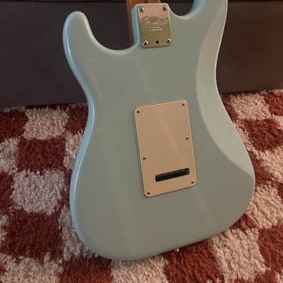 Fender American Professional Stratocaster HSS with Roasted Maple Neck 2020 Daphne Blue image 3