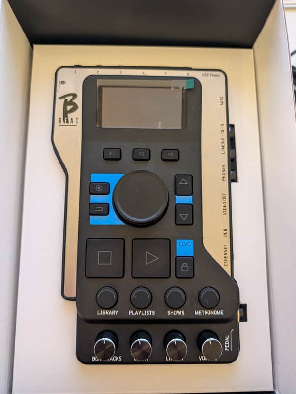 M-Live B.Beat 128GB Multitrack Backing Track Player — Mint, Complete with Box, US + EU Adapters, Latest Firmware image 1