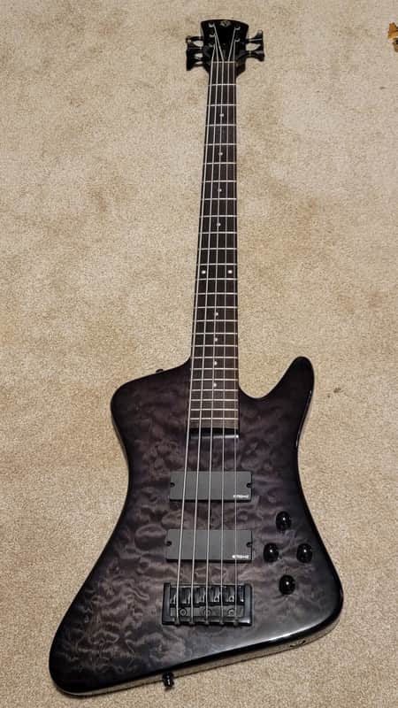 Spector Rex 5 - Quilted Trans Black | Reverb