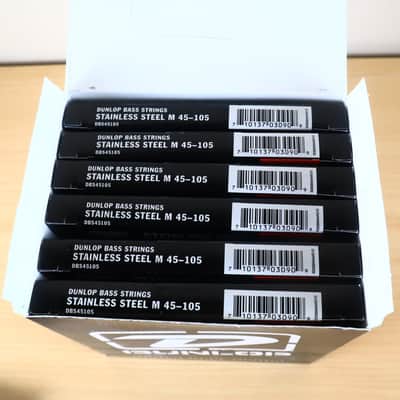 (6 PACK) Dunlop DBS45105 Bass Strings Stainless Steel M 45-105 image 2