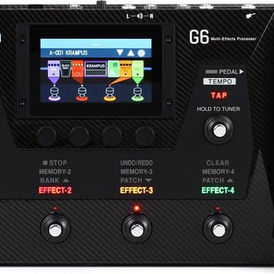 Zoom G6 Guitar Multi-Effects Processor with Expression Pedal, Touchscreen Interface, 100+ Built in Effects, Amp Modeling, IR’s, Looper, & Audio Interface for Direct Recording to Computer image 2
