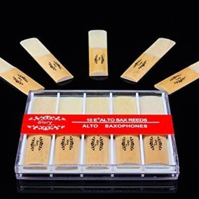 Glory Reeds Alto Saxophone Reed Size #2.5, Box of 10- size 1.5, 2, 2.5, 3 ~Click image 2