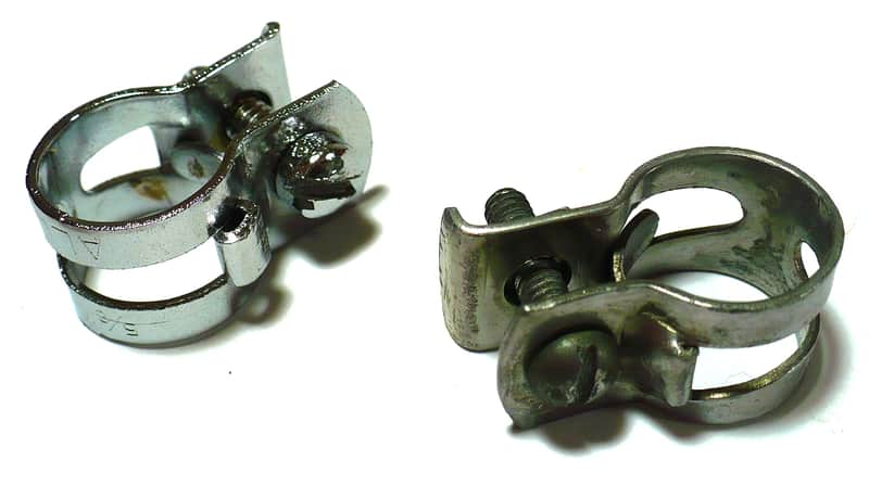 Lot of Two, P-2462 "Hose Clamp" Style Memory Locks/ 60's-70's Vintage image 1