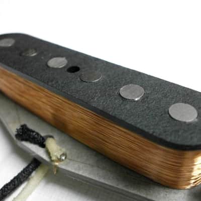 MUSTANG Guitar Pickup A5 HOT Vintage Custom Fits Fender Gray Bottom Hand Wound by Q pickups image 3