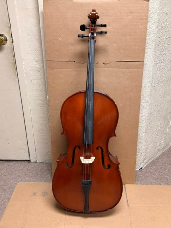 Yamaha VC3 4/4 Cello Outfit 2014 - Natural Poly Varnish (w/ Gig Bag & Bow) image 1