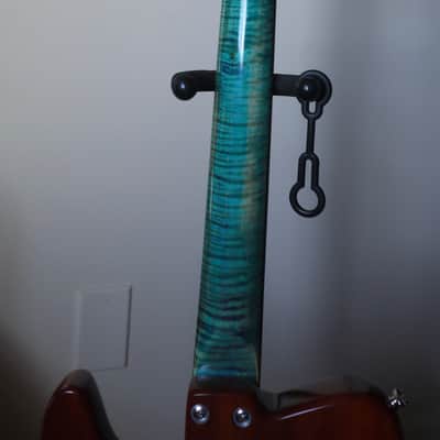 Telecaster Electric Guitar Project - Turquoise Flame Maple Top, Neck & Fretboard image 16