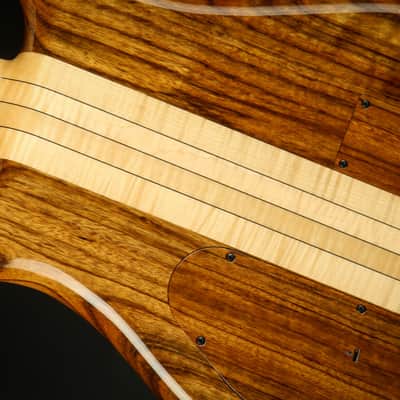 2023 Warwick Custom Shop Masterbuilt Infinity Flamed Maple 5 String - Natural Transparent High Polish image 12