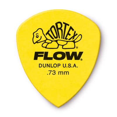 Dunlop 558P.73 Flow Standard Picks 0,73 mm - Set of Picks image 1