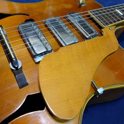 c. 1964 Kawai EP-150 Vintage 3-pickup Archtop Jazz Rockabilly Guitar Made in Japan - Great Guitar! image 5