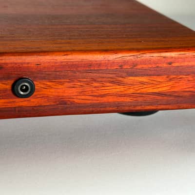 Custom made turntable isolation platform made with Solid padauk wood image 8