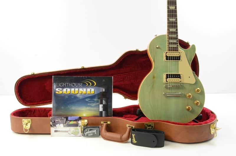 2017 Gibson Les Paul Classic Electric Guitar - Seafoam Green RARE w/OHSC image 1
