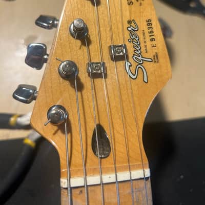 *Vintage* 1989 Fender Squier Stratocaster - Set of Two 4-Spoke "Tone" Guitar Knobs image 5