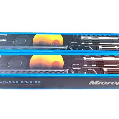 SENNHEISER MKE 42 - 1 Pair Condenser Stick Microphones high directivity cardioid, gooseneck, very good condition image 7