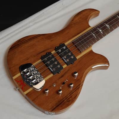 BC RICH Greg Weeks EAGLE 4-string Signature BASS guitar Koa w/ Hard Case - NEW image 5