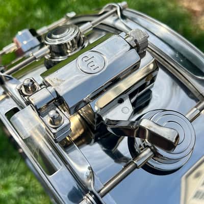 DW Collector's Series Stainless Steel 5.5x14" Snare Drum w/ Nickel Hardware image 15