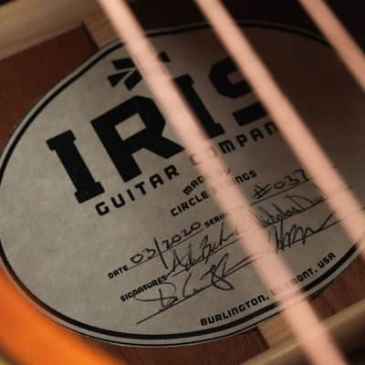 Iris CH Sunburst Mahogany Spruce 2020 image 11