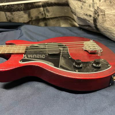 Gibson Lefty Left-Handed Les Paul Junior Tribute Double Cut DC 4-string Bass with Gig Bag 2022 image 7