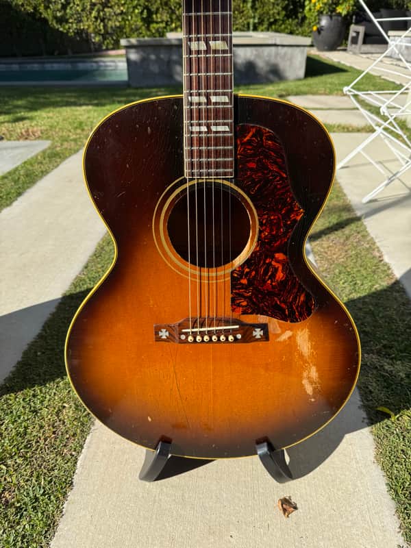 1957 Gibson J-185 1955 - 1959 - Sunburst -  the real deal! - Very Good