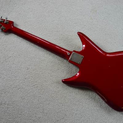 Teisco ET 312 Sharkfin c. 1965 - Red image 2