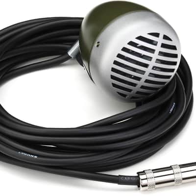 Shure 520DX "Green Bullet" Harmonica Microphone image 1