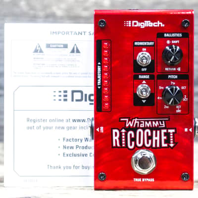 DigiTech Whammy Ricochet 7 Pitch Selections True Bypass Pitch Shift Effect Pedal image 7