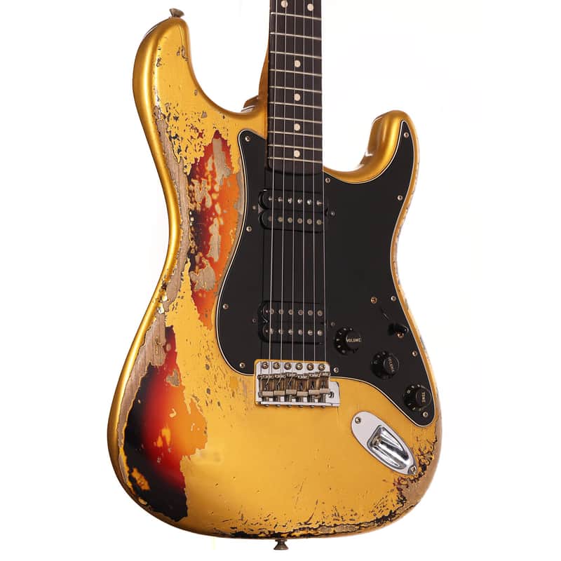 Fender Custom Shop 1959 Ultimate Relic Stratocaster Masterbuilt Andy Hicks Dark Aged Aztec Gold over 3-Tone Sunburst 2026 - Excellent