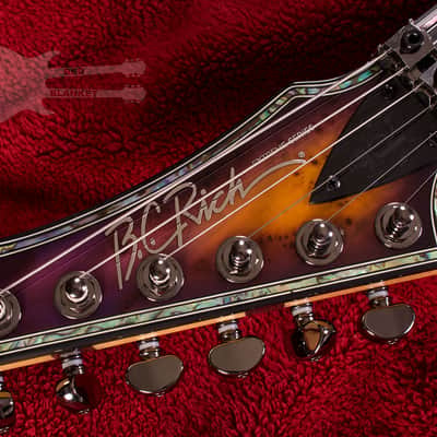 B.C. Rich Mockingbird Extreme Exotic with Floyd Rose Left Hand EXMGFRPHLH 2020 Purple Haze image 5